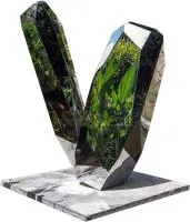 Камни полированная сталь арт-объект (517631) поставка  в Калининграде