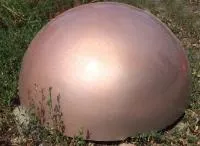 Полусфера металлическая медь (207268) производство промоборудование ø 1000 мм.  в Калининграде