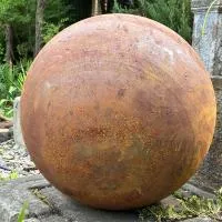 Стальная сфера — 3D КОРТЕН (518913) ∅ 1500 мм. Калининград