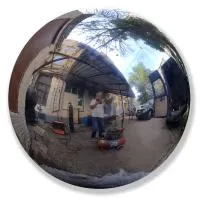 Шар ø 950 мм. полый полированный (517592) монтаж - сфера арт-объект пустотелая  в Калининграде