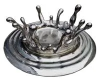 Всплеск воды из нержавеющей стали (517626) монтаж арт-объект  в Калининграде