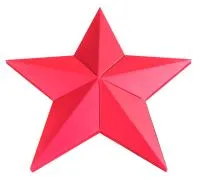 Красная звезда на памятник ø 250 мм. (517621) производство обелиск - стела пустотелая  в Калининграде