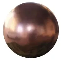 Шарик из меди ø 250 мм. (517544) сертификат - сфера арт-объект пустотелая  в Калининграде
