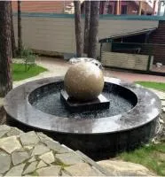 Сфера гранит фонтан 3D шар (518901) ∅ 750 мм. Калининград