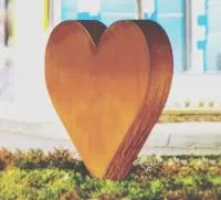 Кортеновская сталь скульптура сердце (518279) монтаж арт-объект  в Калининграде