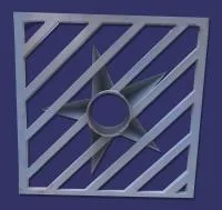 Звезда стальная (197146) монтаж комплект горелка ГВД 379 10 89 00 ПС вечный огонь ø 1000 мм. пустотелая  в Калининграде