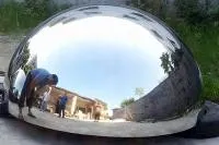 Полусфера ø 1500 нержавеющая сталь (207298) сертификат промоборудование мм.  в Калининграде