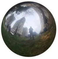 Шар из нержавеющей стали ø 600 мм. (517182) производство - сфера арт-объект пустотелая  в Калининграде