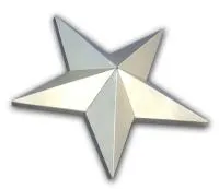 Звезда на обелиск ø 200 (197199) поставка - стела памятник мм. пустотелая  в Калининграде