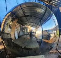 Сфера шар ø 2000 мм. (514274) производство - арт-объект пустотелая  в Калининграде