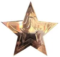 Звезда на памятник ø 150 (518234) монтаж обелиск - стела мм. пустотелая  в Калининграде