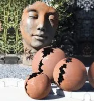 Кортен 3 шара — парк декор (518952) ∅ 950 750 450 мм. Калининград
