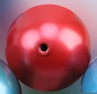 Ёлочный шар красный (518840) ∅ 500 мм. Калининград
