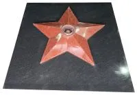 Звезда из красного гранита ø 1500 (518225) монтаж комплект горелка ГВД 379 10 89 00 ПС вечный огонь мм. пустотелая  в Калининграде