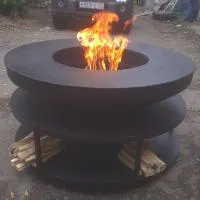 Стол для костра поленница (197212) поставка все ø 1000 мм. универсальная  в Калининграде