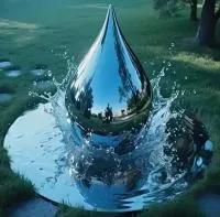 Водная скульптура УТРО В ЛЕСУ