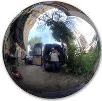 Шар ø 1000 мм. полый полированный (517577) монтаж - сфера арт-объект пустотелая  в Калининграде