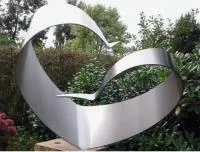 Сердце скульптура из нержавеющей стали (518277) поставка арт-объект  в Калининграде