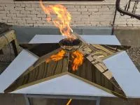 Звезда вечный огонь (514264) производство комплект горелка ГВД 379 10 89 00 ПС ø 1500 мм. пустотелая  в Калининграде