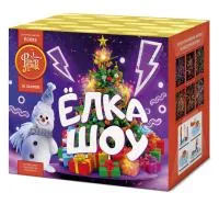 Батарея салютов Ёлка-шоу ЕС682 купить от производителя ФейерЛэнд — Калининград