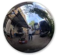 Шар ø 900 мм. полый полированный (517591) поставка - сфера арт-объект пустотелая  в Калининграде