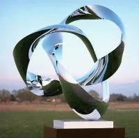 Кольца из нержавеющей стали скульптура (518288) производство арт-объект  в Калининграде