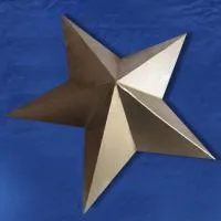 Звезда на обелиск латунь (197203) поставка - стела памятник ø 600 мм. пустотелая  в Калининграде