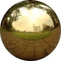 Полированный шар из латуни (198298) производство - сфера арт-объект ø 1000 мм. пустотелая  в Калининграде