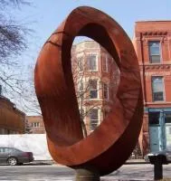 Кортеновская сталь скульптура кольцо (518292) поставка арт-объект  в Калининграде