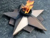 Вечный огонь СССР литая бронза патина в Калининграде (518554)