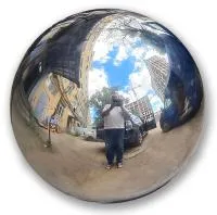 Шар ø 1100 мм. полый полированный (517594) поставка - сфера арт-объект пустотелая  в Калининграде