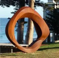 Композиция кольцо кортеновская сталь (518268) сертификат арт-объект  в Калининграде