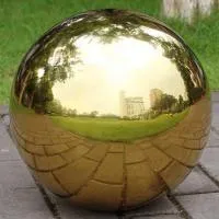 Шар полированный золото (198307) поставка - сфера арт-объект ø 1000 мм. пустотелая  в Калининграде