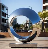 Кольцо нержавеющая сталь скульптура (518260) производство арт-объект  в Калининграде