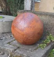 Сфера 3D парк КОРТЕН сталь (518912) ∅ 500 мм. Калининград