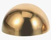 Полусфера латунь Ø 300 мм. стенка 1,5 мм.