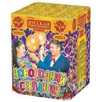 Салют Новогодний серпантин РС7128 купить от производителя Русская Пиротехника — Калининград