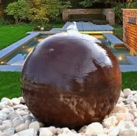 Сфера КОРТЕН - ШАР ФОНТАН 3D (518902) ∅ 850 мм. Калининград