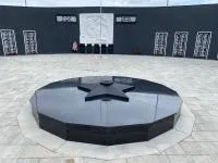 Звезда чугун (518248) производство комплект горелка ГВД 379 10 89 00 ПС вечный огонь ø 1100 мм. монолит - литье  в Калининграде