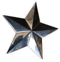 Звезда на стелу обелиск (197202) монтаж - стела памятник ø 250 мм. пустотелая  в Калининграде