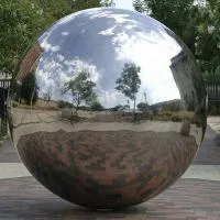 Металлический шар полированный (198287) монтаж - сфера арт-объект ø 1000 мм. пустотелая  в Калининграде