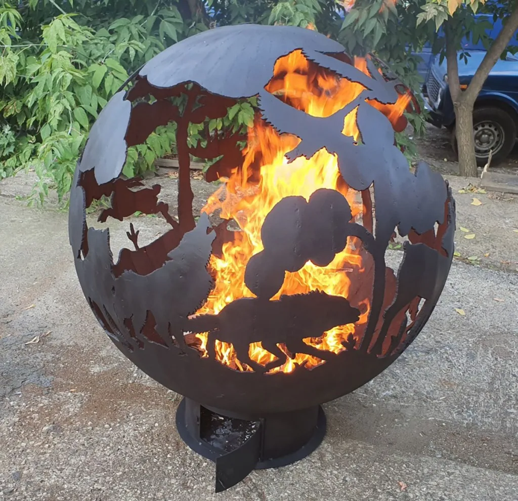 Металлический шар для костра купить с доставкой в Калининград