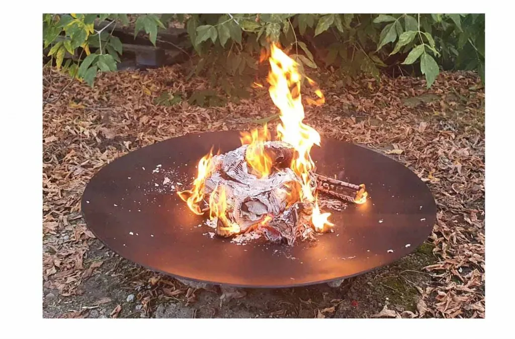 Кострище в виде чаши из металла сталь марки Ст3 аренда в Калининграде 